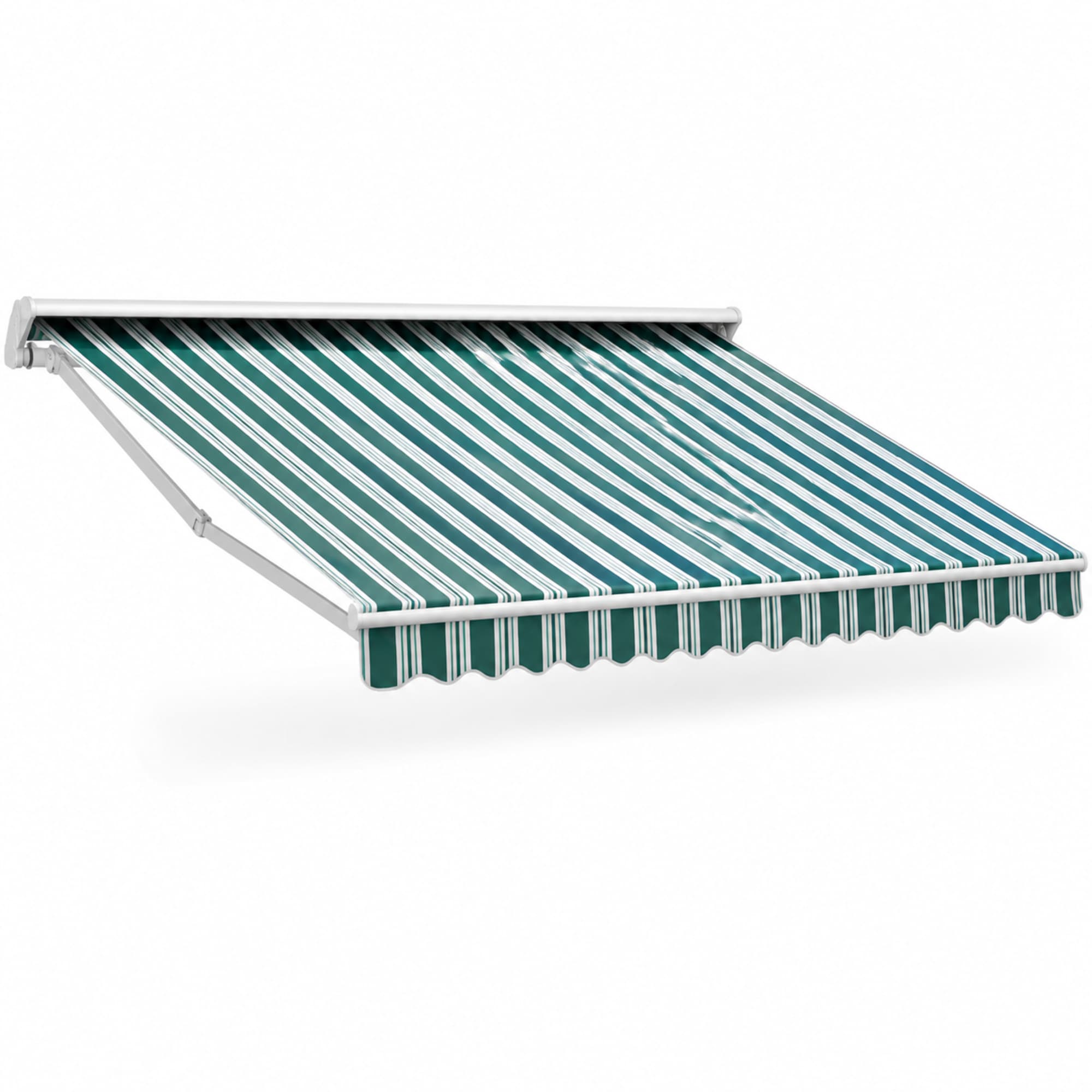 Striped Patio Awning